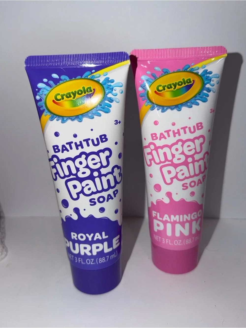 Crayola Bathtub Finger Paint Soap Bundle Foam Stacking Game Kids Bath Toy
